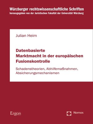 cover image of Datenbasierte Marktmacht in der europäischen Fusionskontrolle